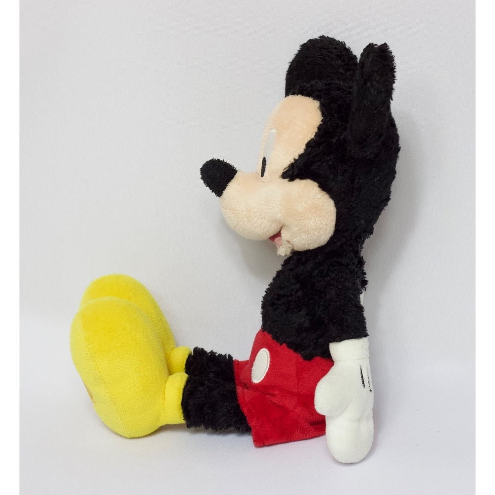 Disney Theme Parks Disneyland Mickey Mouse Fuzzy Bean‎ Bag 11" Stamped Plush - Picture 2 of 4